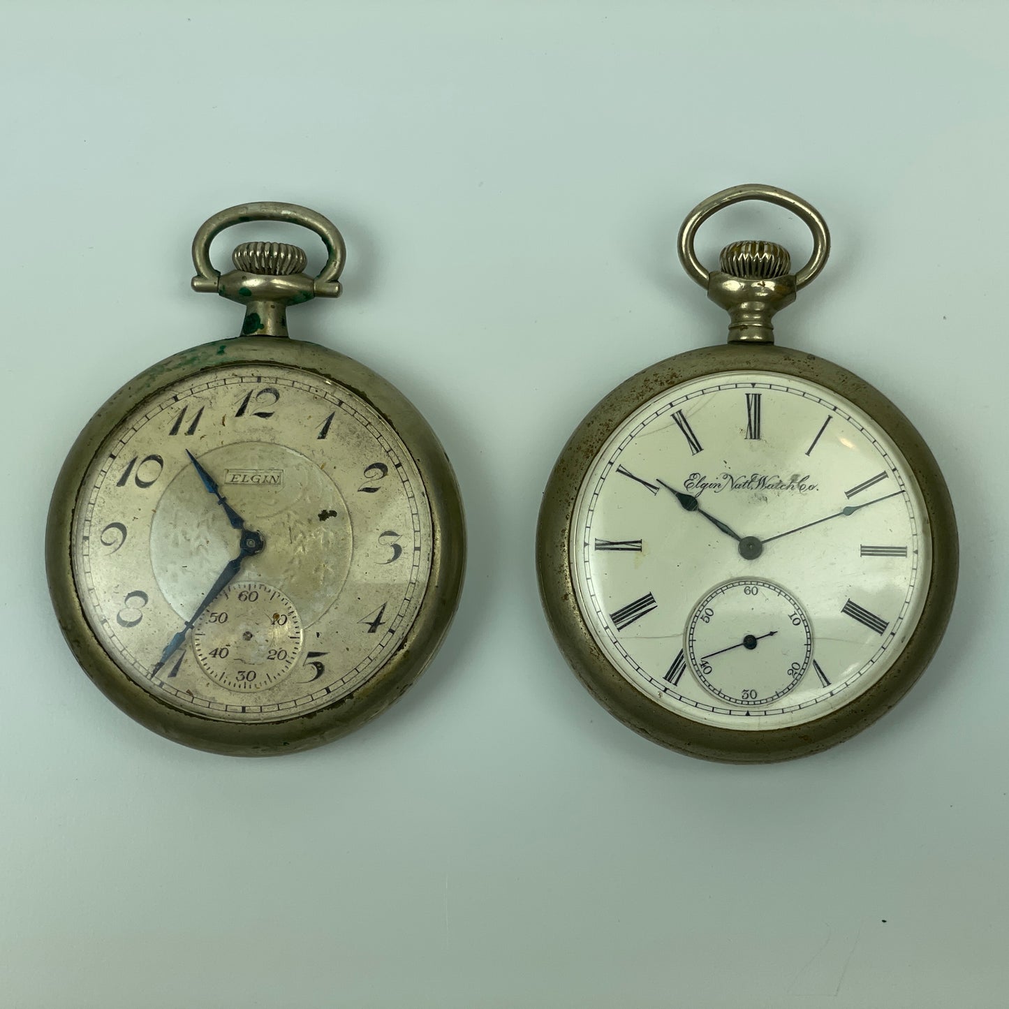 Lot 3- Elgin 16 Size Pocket Watches