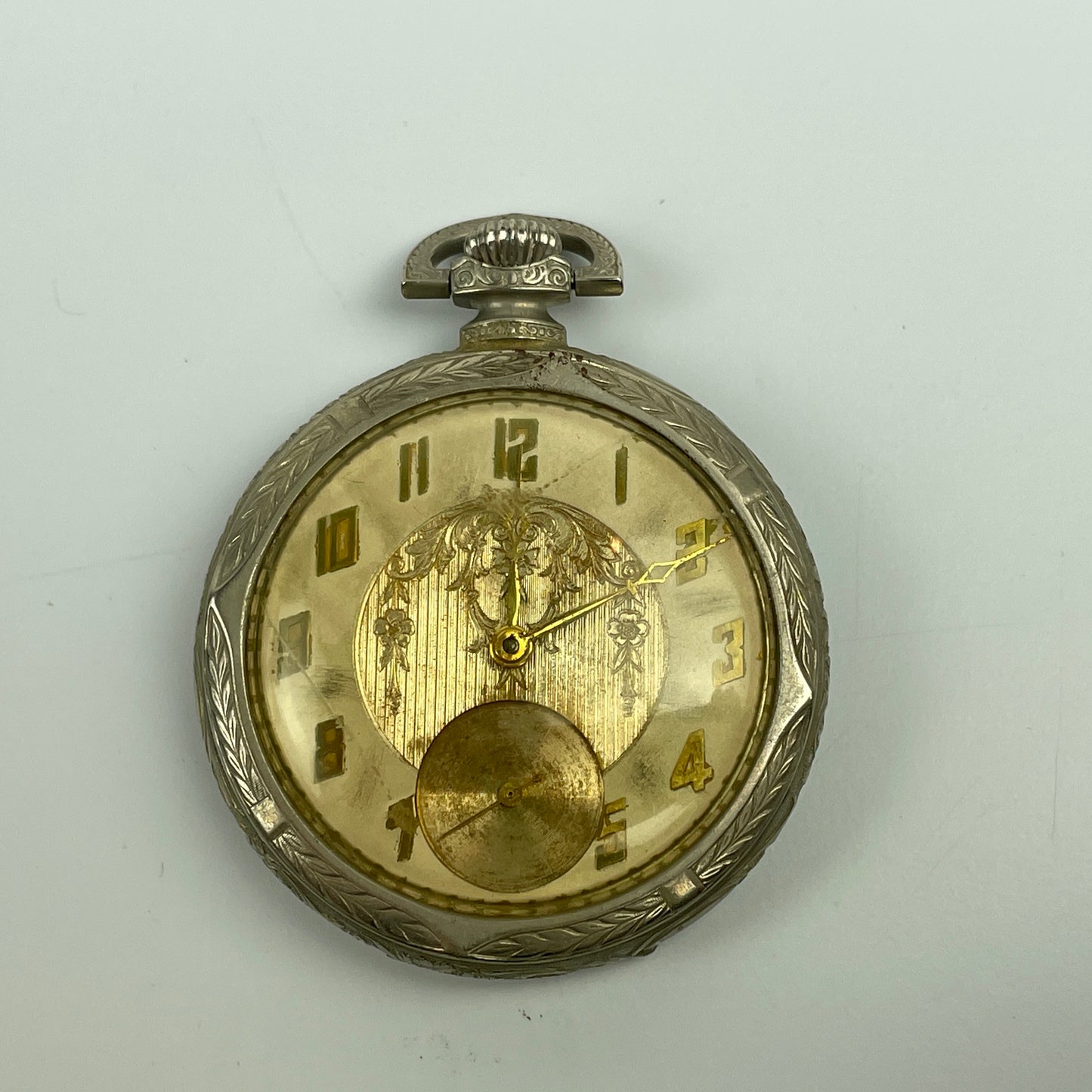 Lot 25- Three Swiss Non-Running Lapel & Pocket Watches