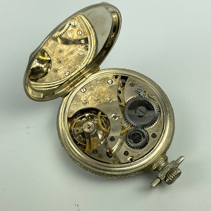 Lot 25- Three Swiss Non-Running Lapel & Pocket Watches