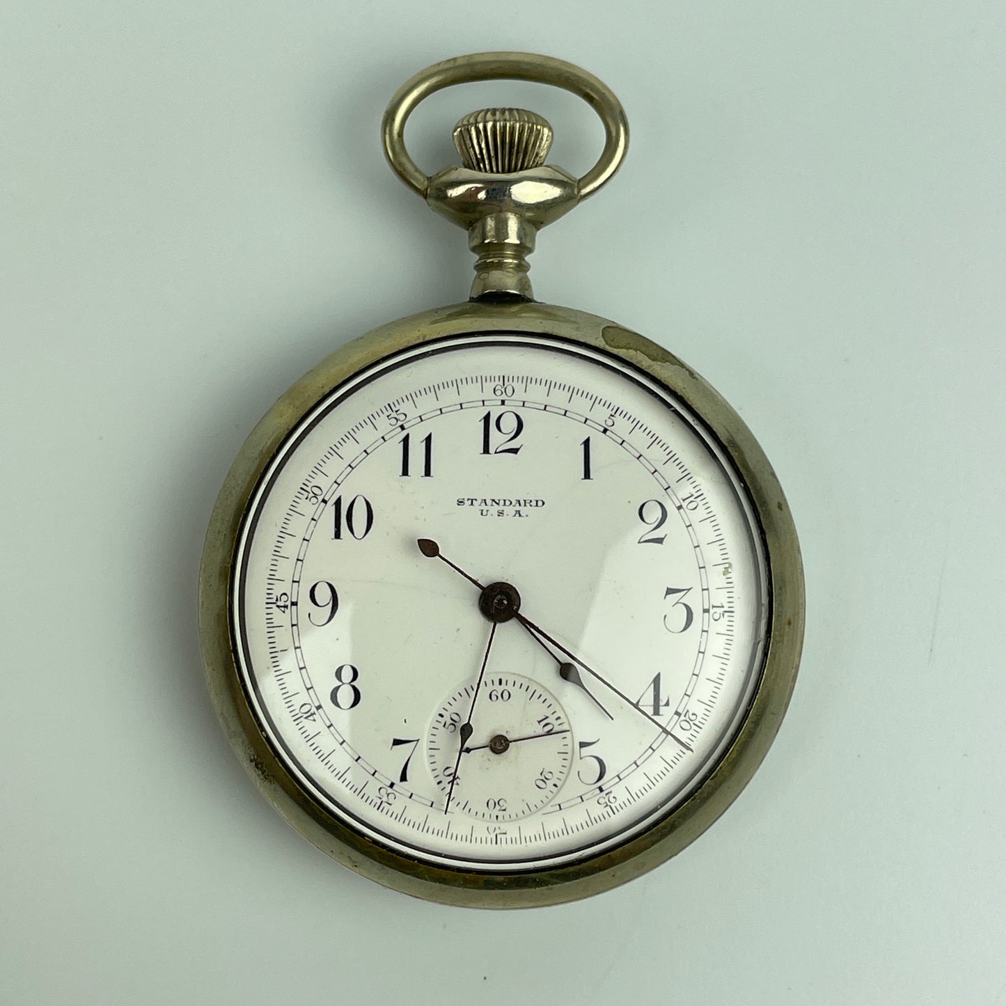 Lot 38- New York Standard 16 Size Chronograph Pocket Watch