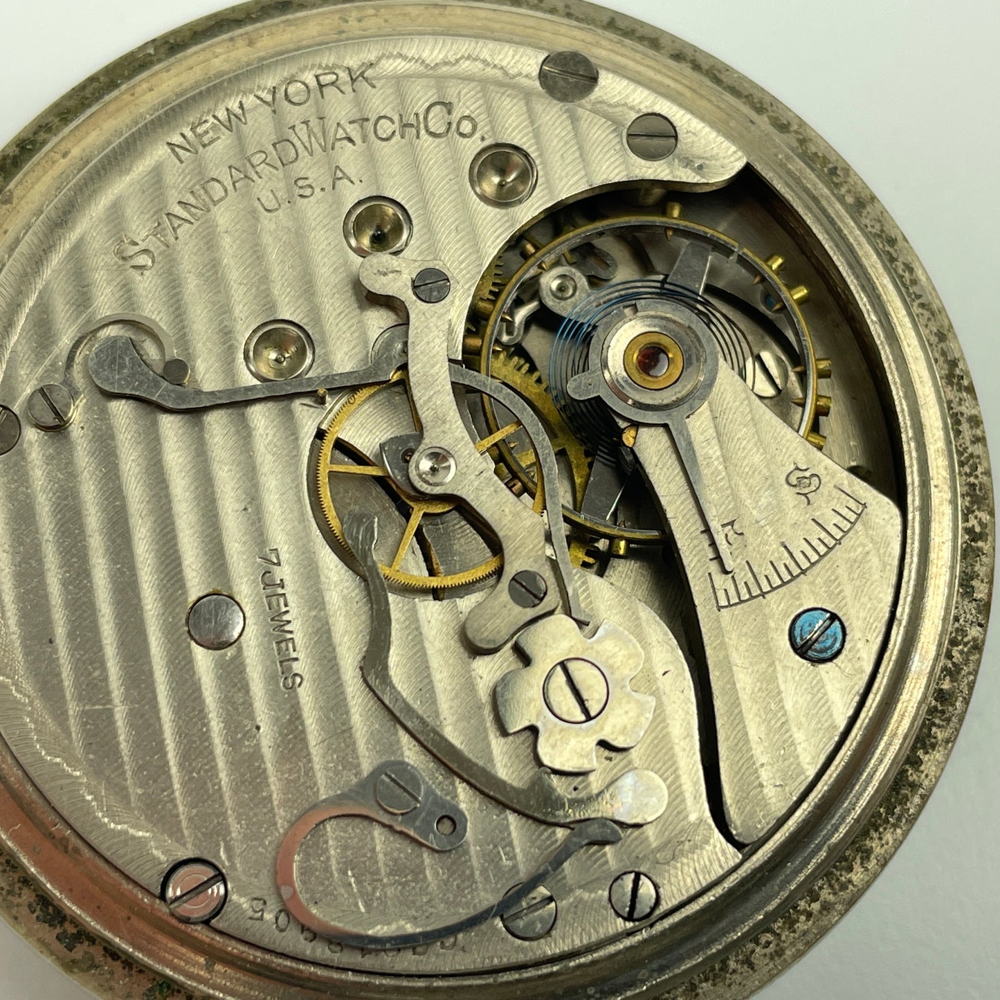 Lot 38- New York Standard 16 Size Chronograph Pocket Watch