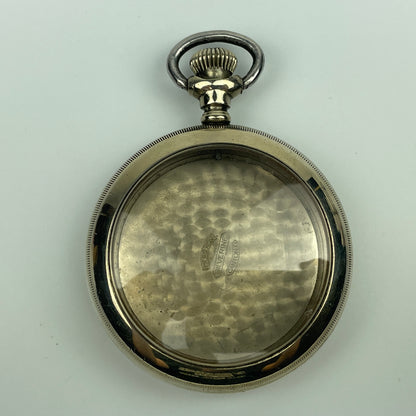 Lot 68- American 18 Size Screw Cover Nickel Pocket Watch Case