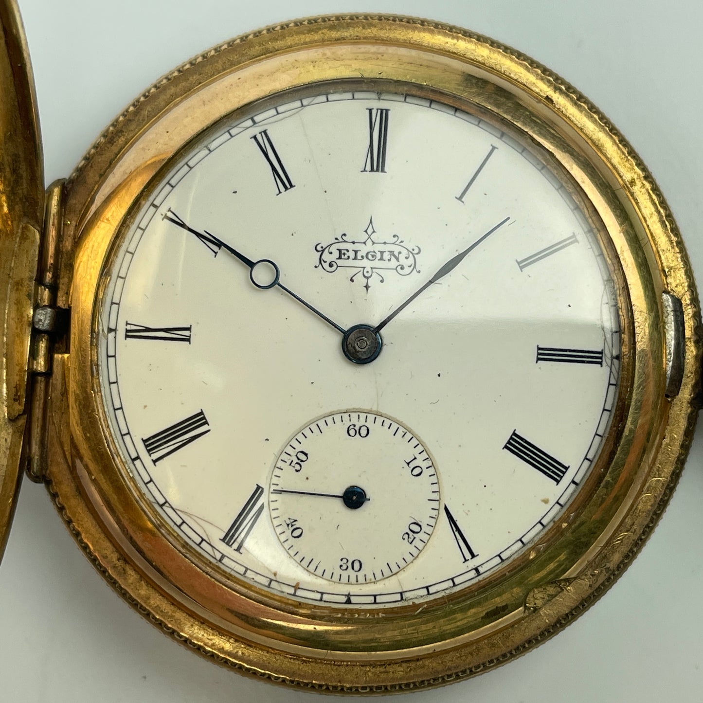 Lot 72- Elgin YGF 6 Size Hunting Pocket Watch