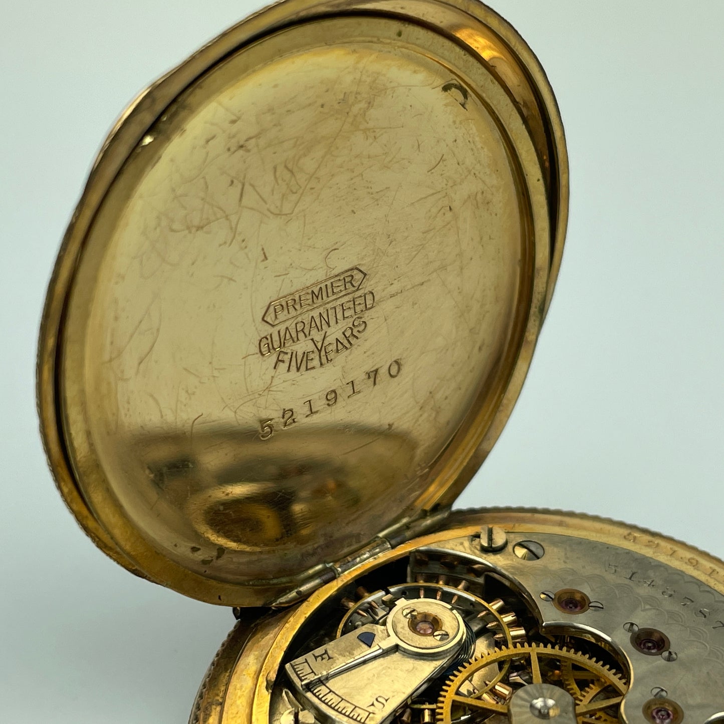 Lot 72- Elgin YGF 6 Size Hunting Pocket Watch