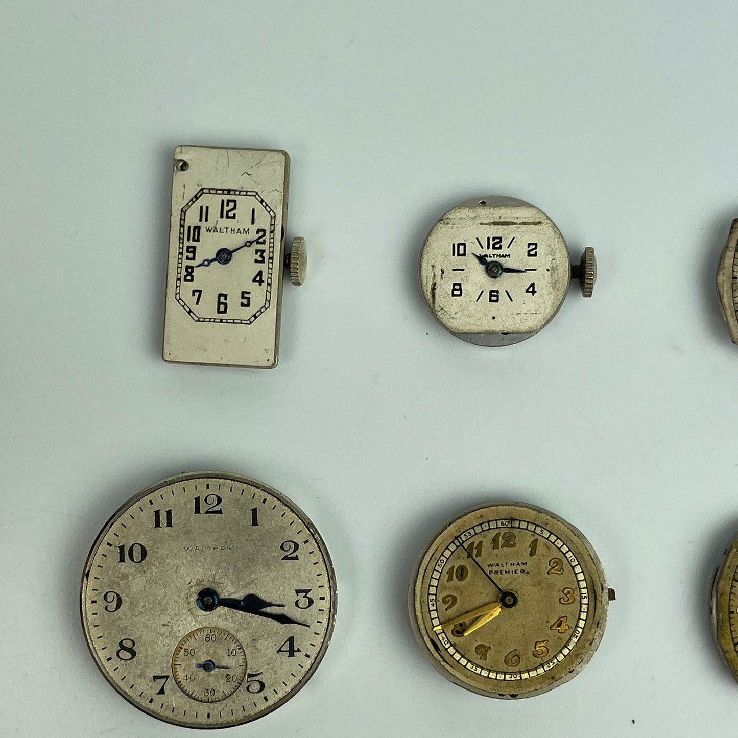 Lot 78- Waltham Men's & Ladies' Vintage Wristwatch Movements