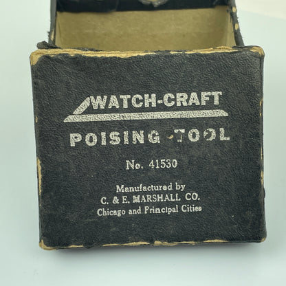 Lot 109- Watch-Craft Poising Tool No. 41530
