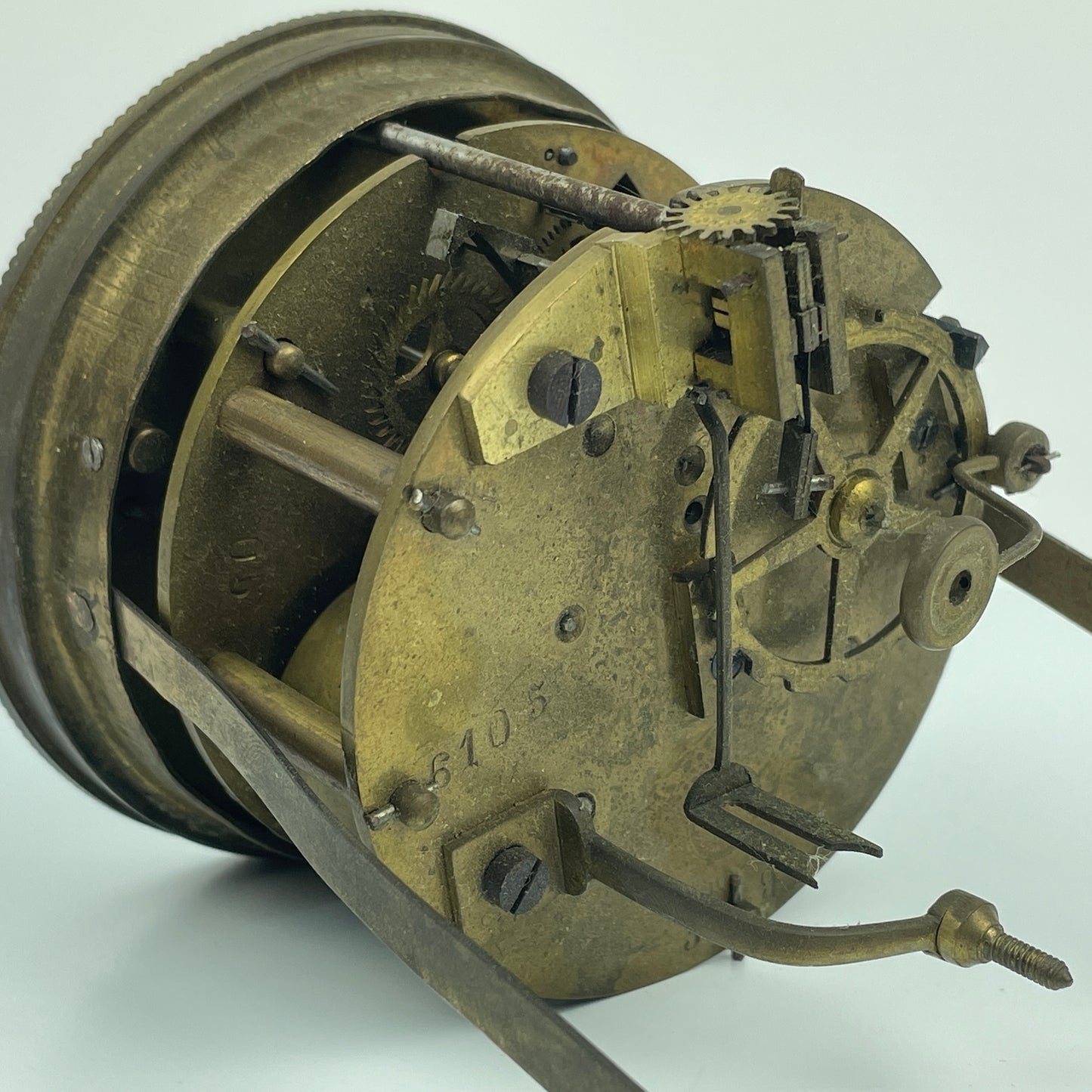 Lot 110- French 8-Day Time & Strike Clock Movement