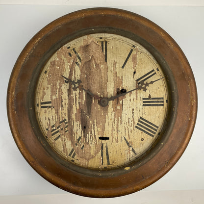 Lot 118- Brewster & Ingraham 8-Day Spring Driven Gallery Clock