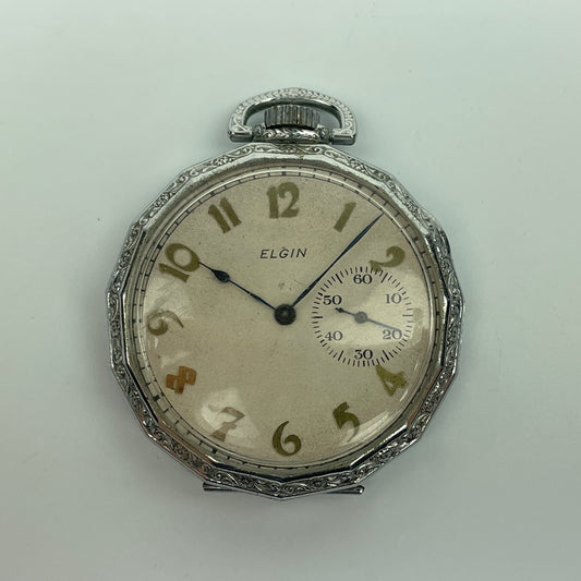 Lot 117- Elgin 6 Size Movement in 12 Size Case