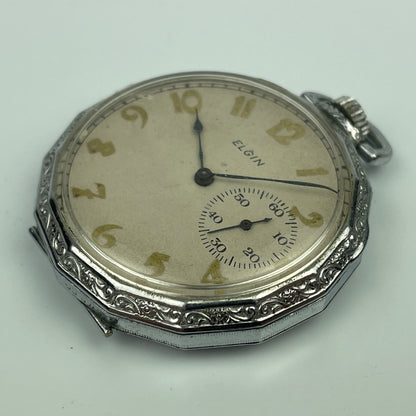 Lot 117- Elgin 6 Size Movement in 12 Size Case