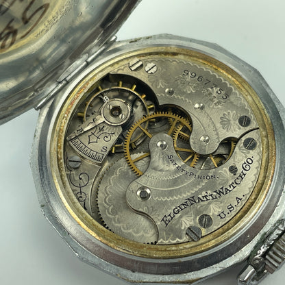 Lot 117- Elgin 6 Size Movement in 12 Size Case