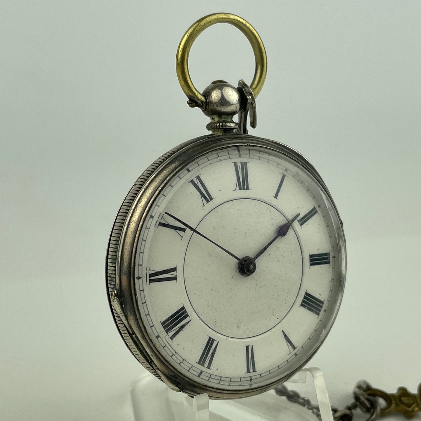 Lot 114- Swiss | 41 MM | Key Wind Pocket Watch