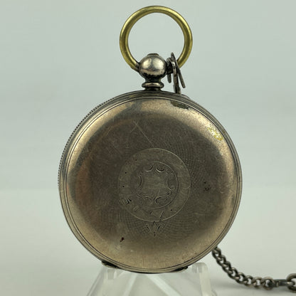 Lot 114- Swiss | 41 MM | Key Wind Pocket Watch