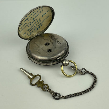 Lot 114- Swiss | 41 MM | Key Wind Pocket Watch