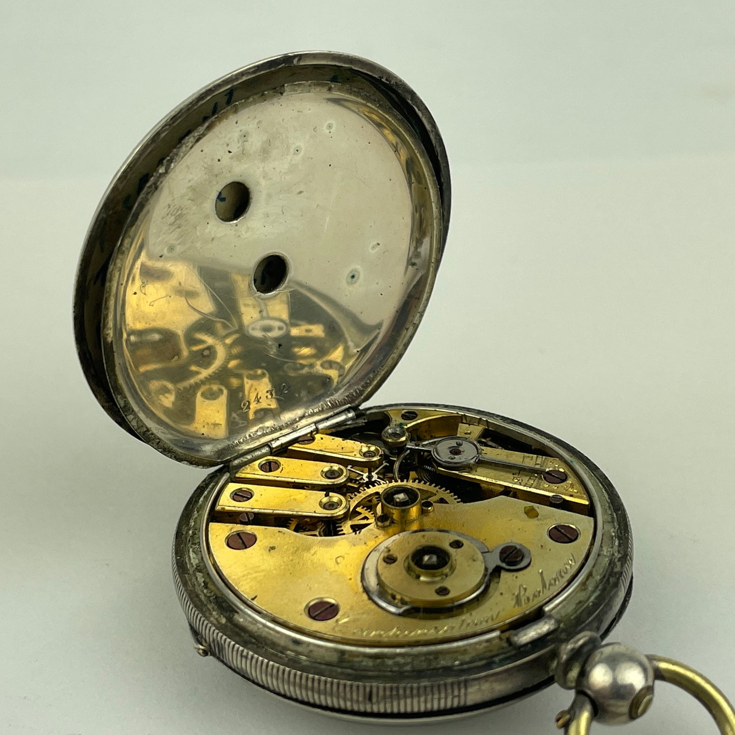 Lot 114- Swiss | 41 MM | Key Wind Pocket Watch