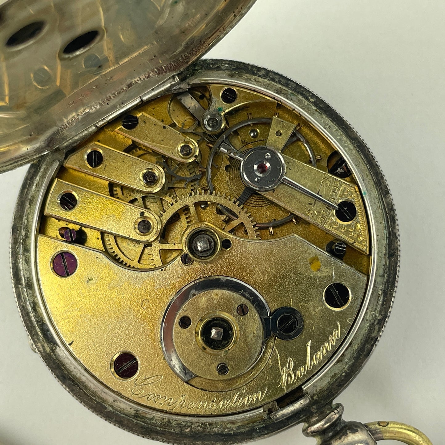 Lot 114- Swiss | 41 MM | Key Wind Pocket Watch