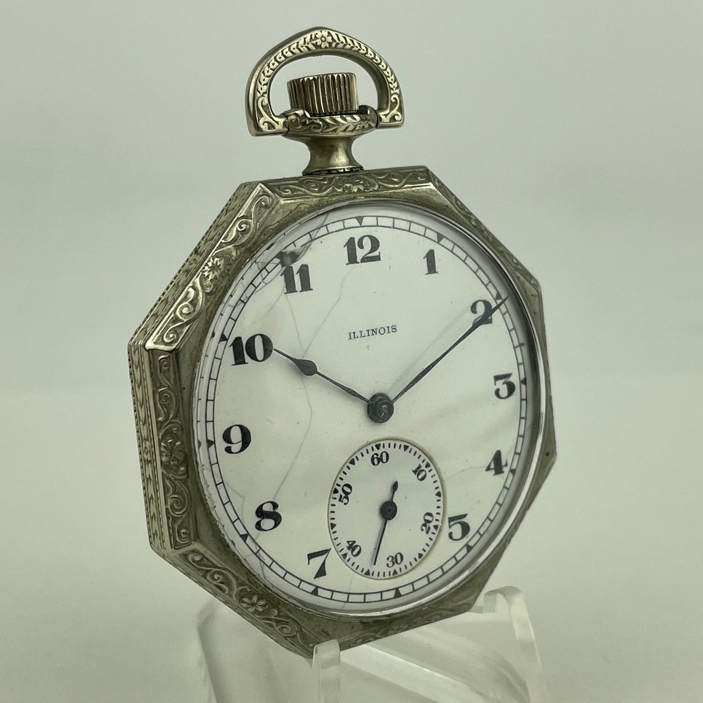 Lot 8- Illinois | 12S | 404 | 17J | Pocket Watch