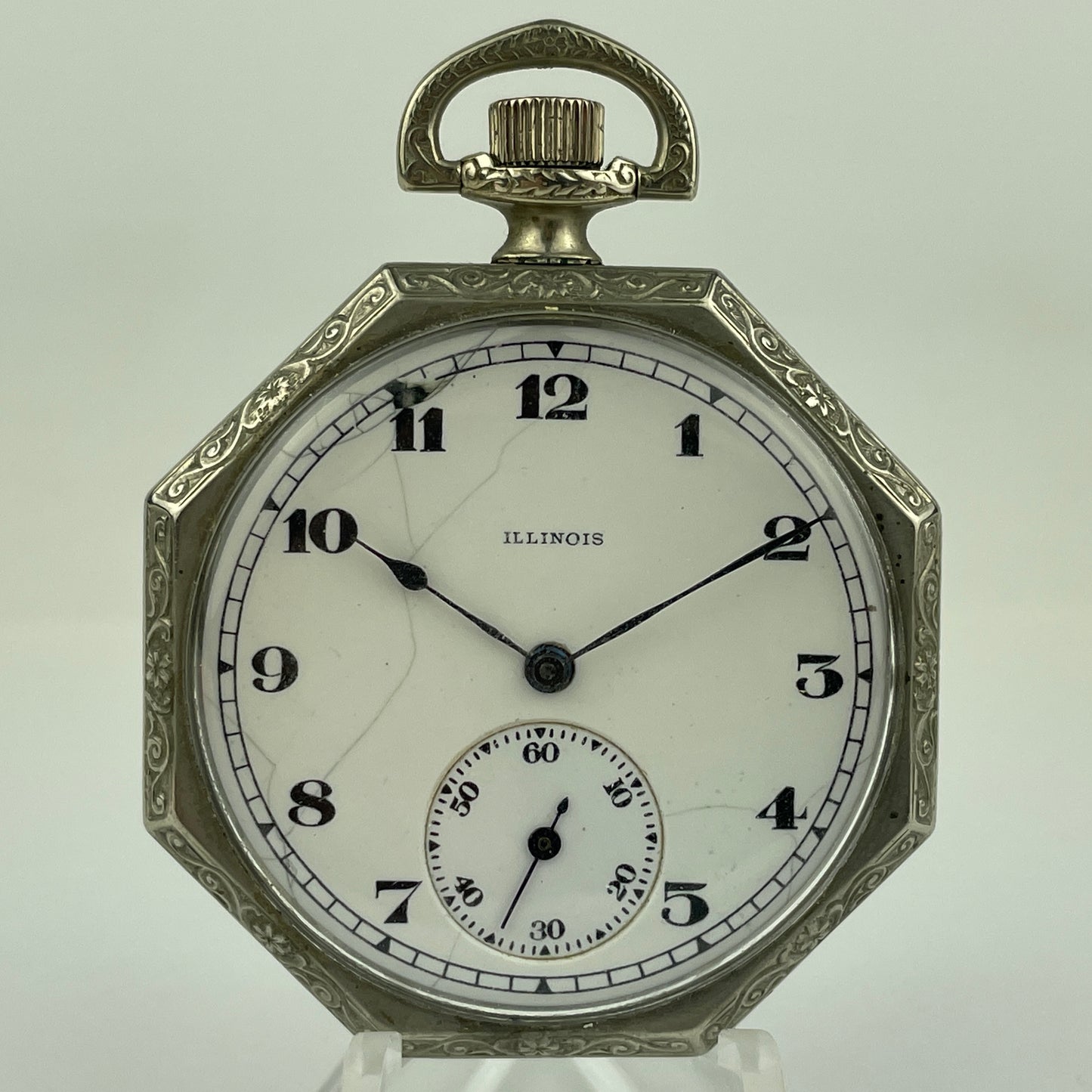 Lot 8- Illinois | 12S | 404 | 17J | Pocket Watch