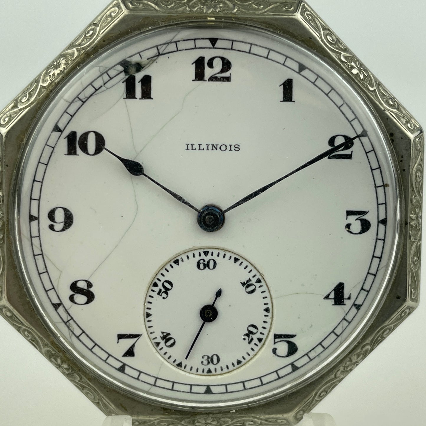 Lot 8- Illinois | 12S | 404 | 17J | Pocket Watch