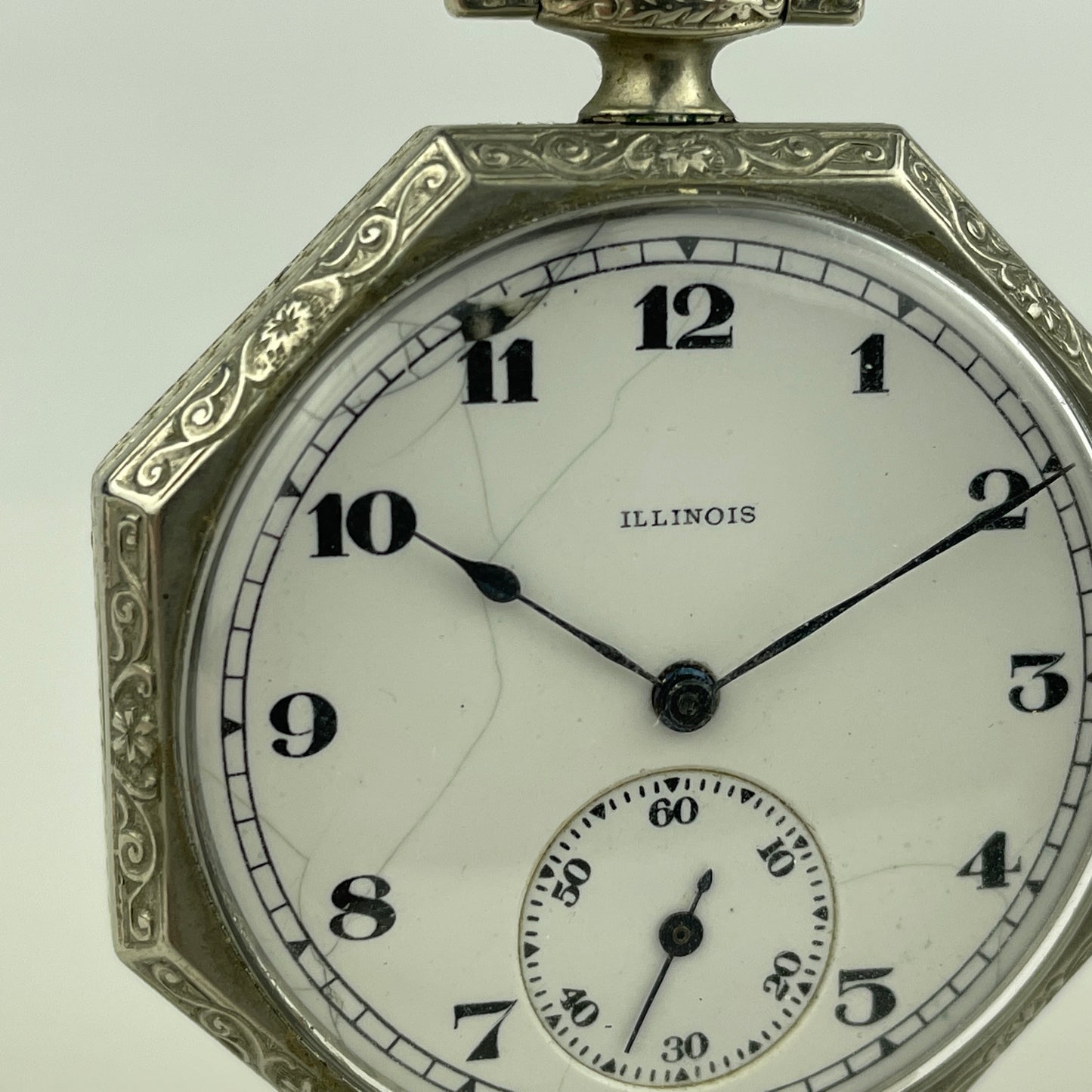 Lot 8- Illinois | 12S | 404 | 17J | Pocket Watch