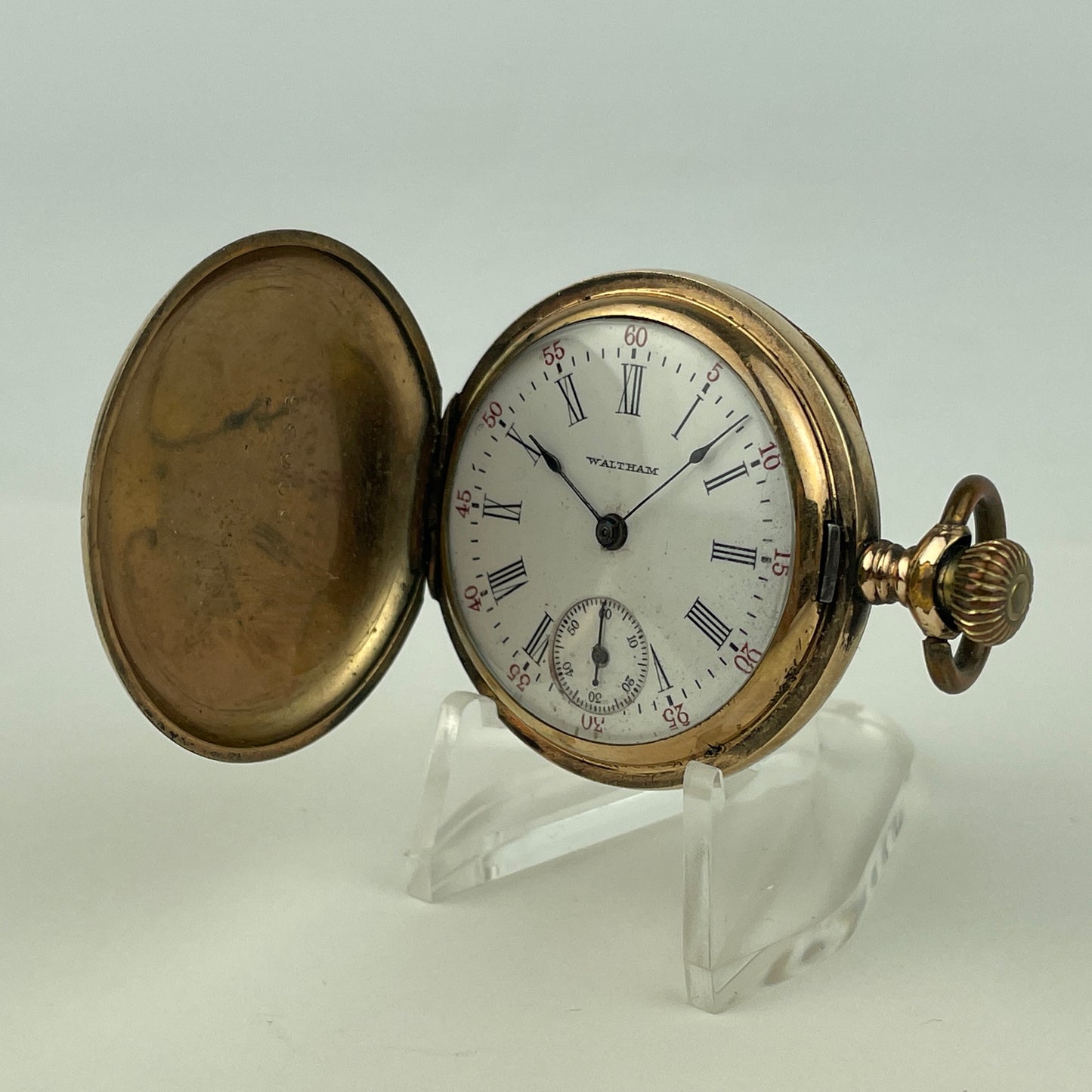 Lot 10- Waltham | 0s | 7J | Gold-Filled Pocket Watch