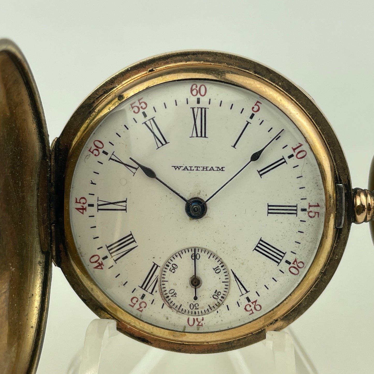 Lot 10- Waltham | 0s | 7J | Gold-Filled Pocket Watch