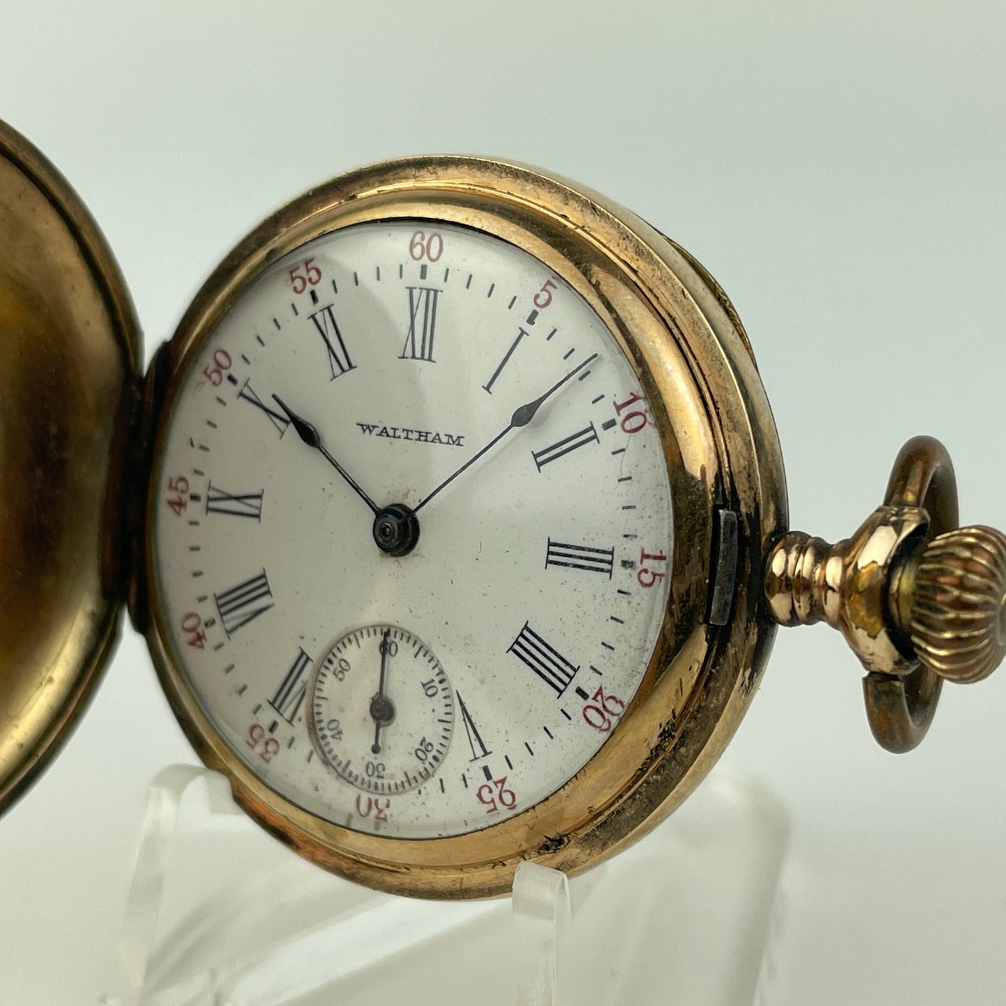 Lot 10- Waltham | 0s | 7J | Gold-Filled Pocket Watch