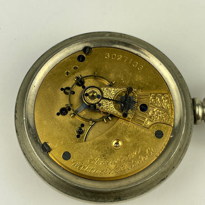 Lot 12- Waltham | 18S | 1883 | 15J | Pocket Watch