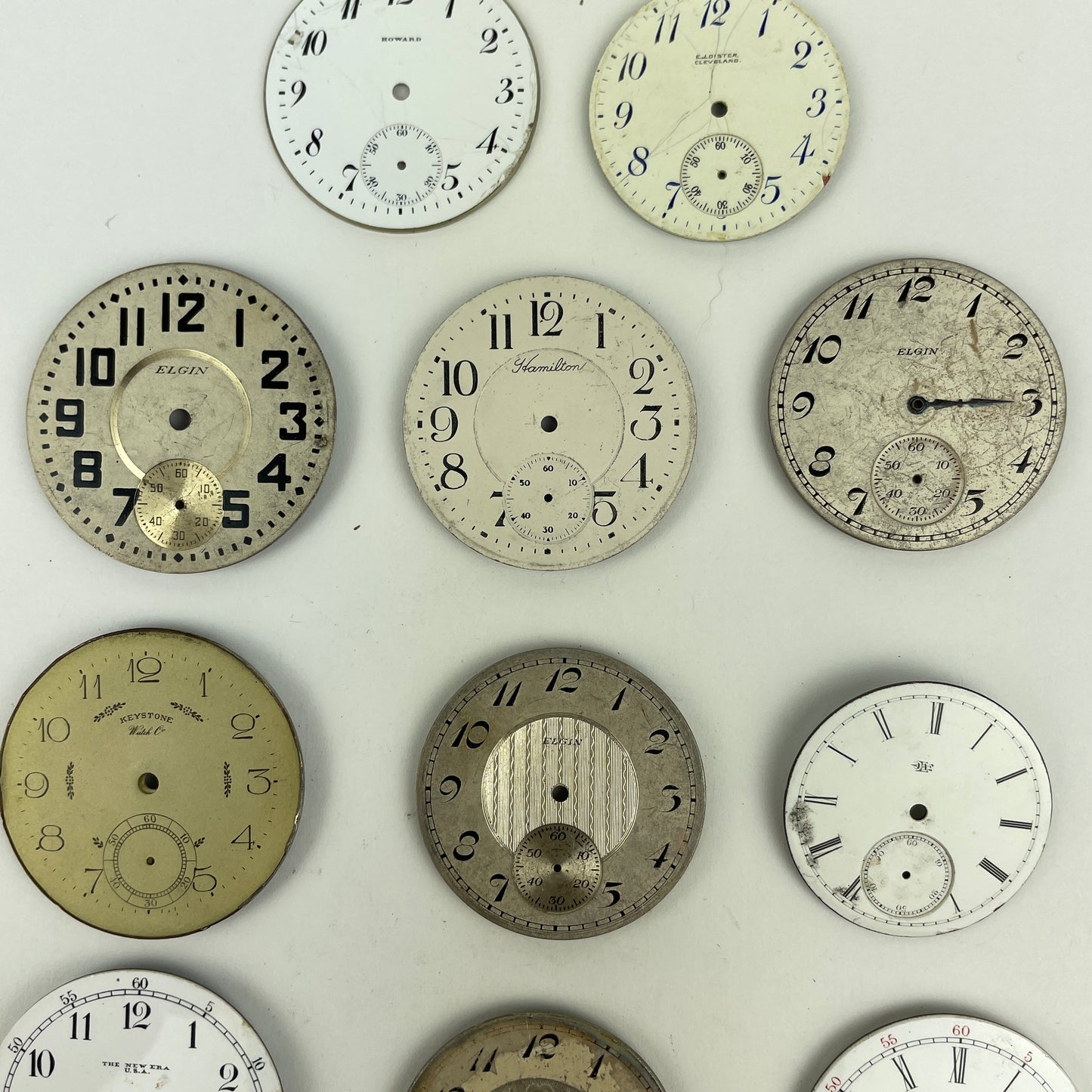 Lot 33- American Pocket Watch Dials (17)