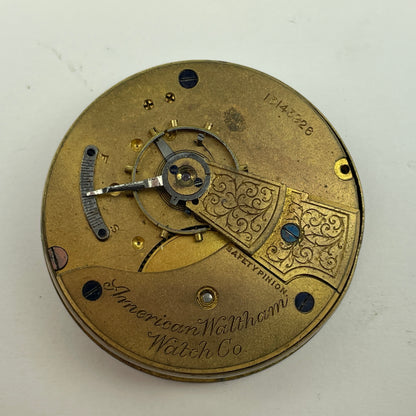 Lot 43- Waltham 1883 Pocket Watch Movements (2)