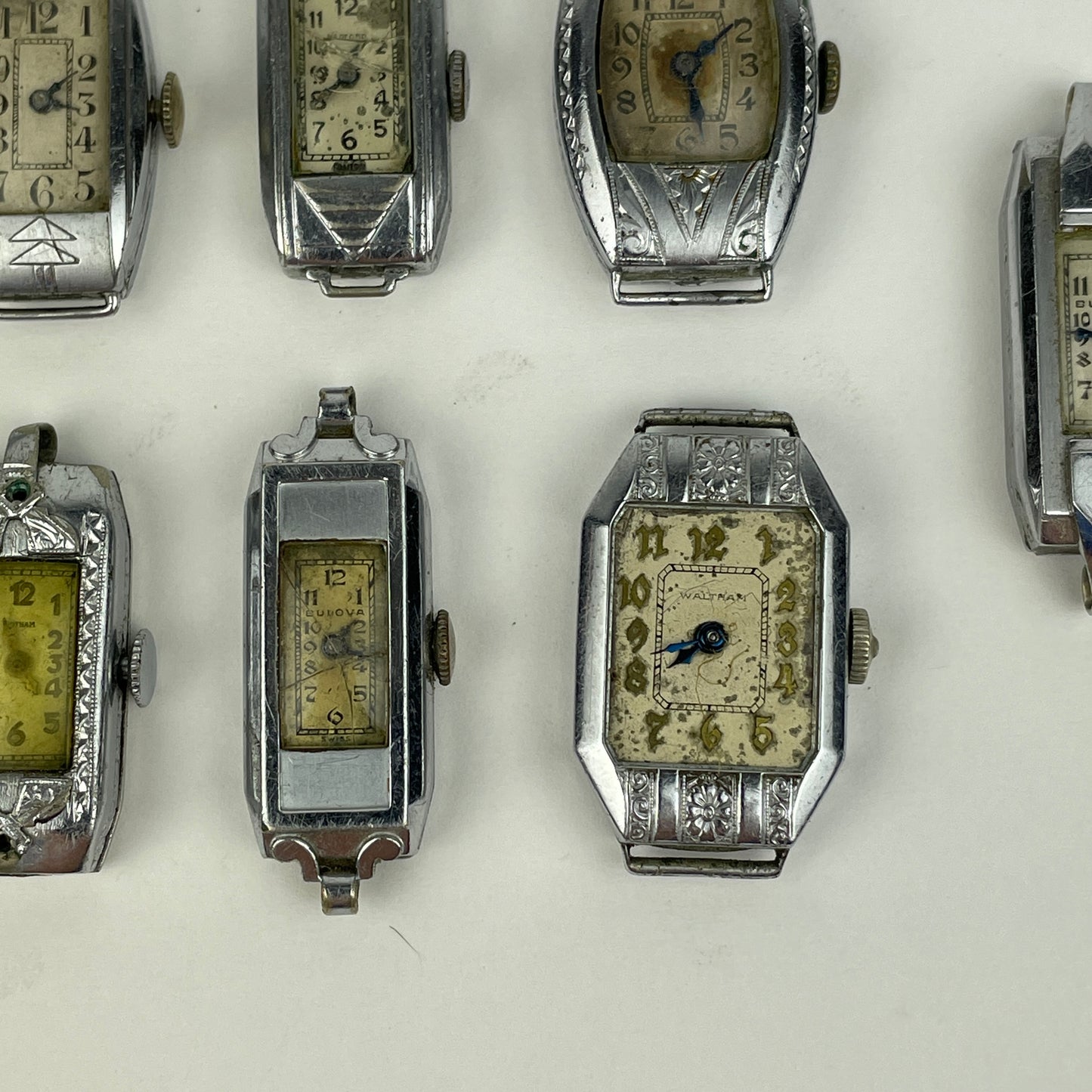 Lot 48- Ladies Vintage Mechanical Wristwatch Movements (9)