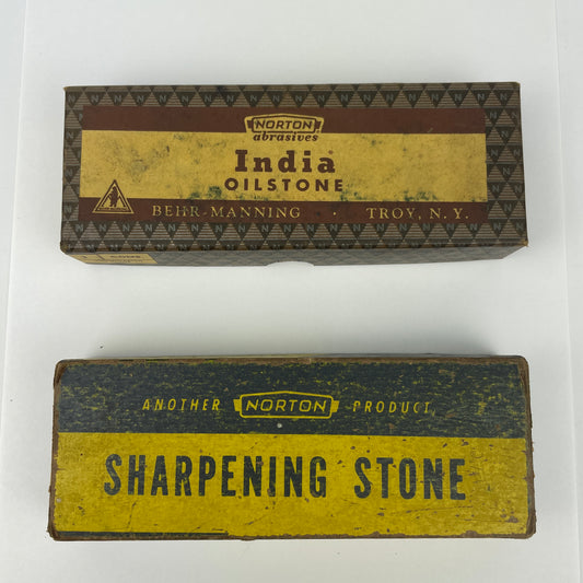 Lot 107- Vintage Sharpening Stones set of (2)