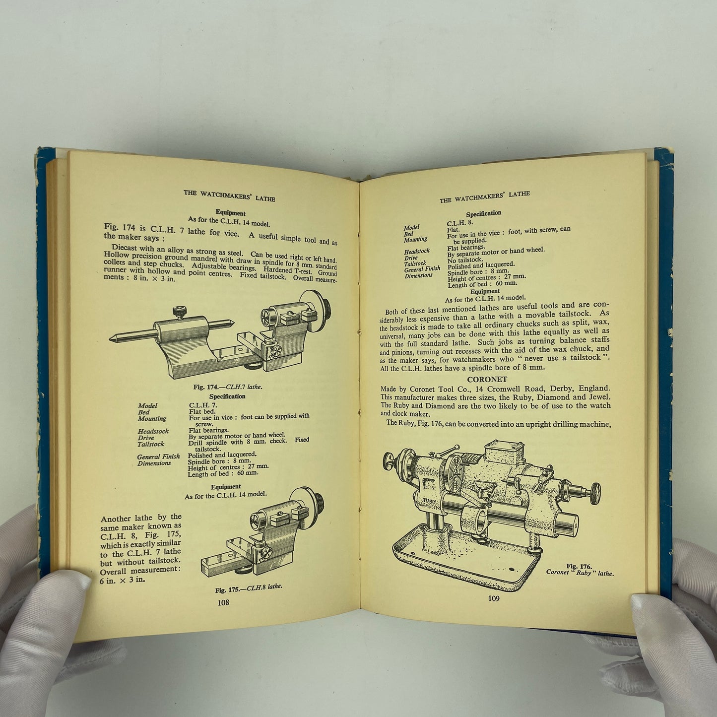 Lot 85- The Watchmakers Lathe and How to Use It Book