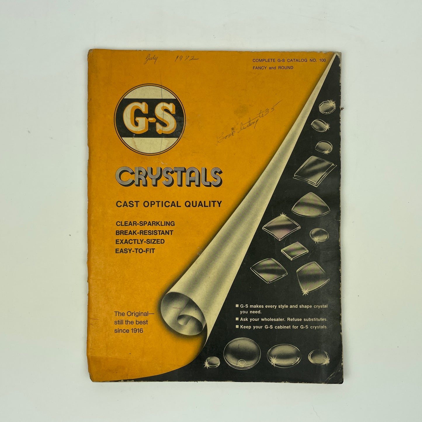 Lot 37- Vintage G-S Crystal Catalogs No. 100 & No. 65