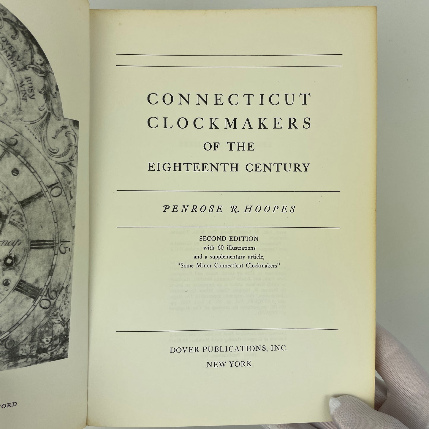 Lot 89- Connecticut Clockmakers of the Eighteenth Century Book