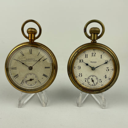 Lot 120- Liberty & New Haven Pocket Watches