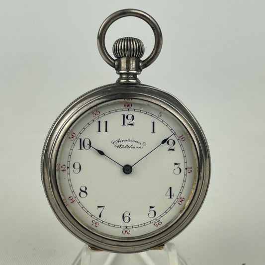 Lot 70- Waltham | 6S | 7J | Stem Wind & Stem Set Coin Silver Ladies' Pocket Watch