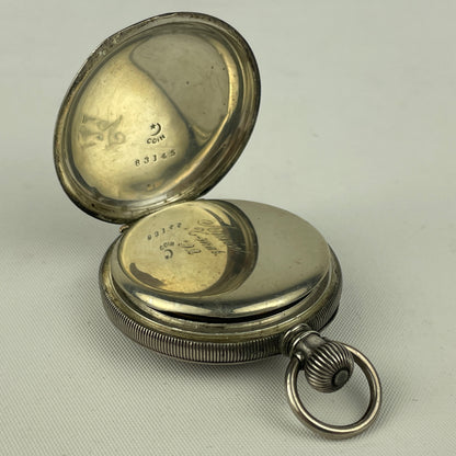 Lot 70- Waltham | 6S | 7J | Stem Wind & Stem Set Coin Silver Ladies' Pocket Watch