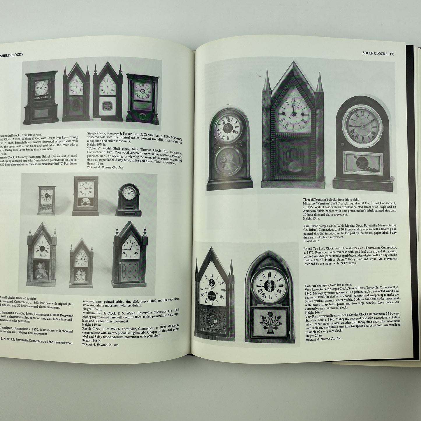 Oct Lot 90- American Shelf and Wall Clocks | Book