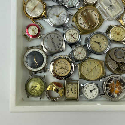 Oct Lot 49- Tray Lot of Assorted Watches