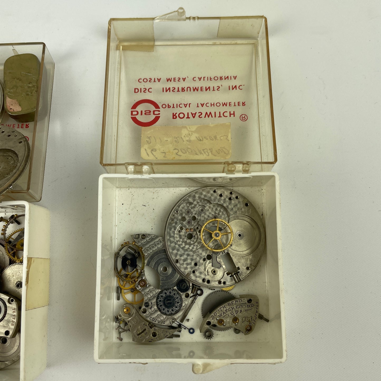 Oct Lot 72- South Bend Pocket Watch Parts Movements