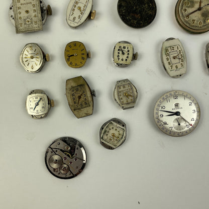 Oct Lot 73- Men’s and Ladies Wristwatch Movement Assortment