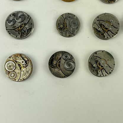 Oct Lot 15- American Lapel Watch Movements