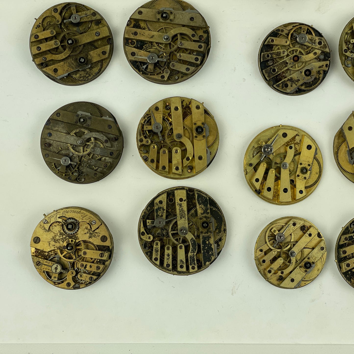 Oct Lot 17- Swiss Pocket Watch Movement Assortment (18)