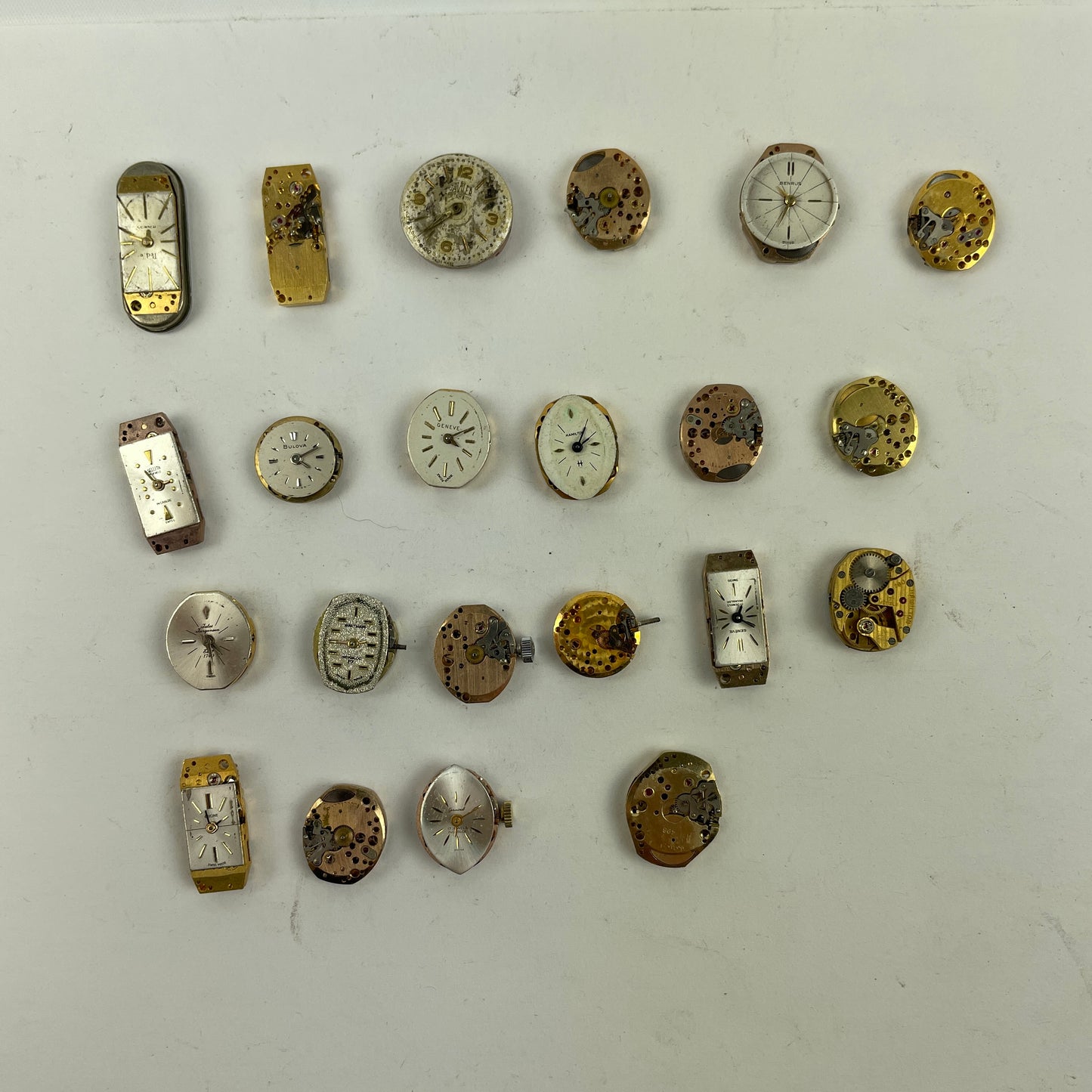 Oct Lot 28- American | Swiss | Mechanical Ladies Wristwatch Movements (22)