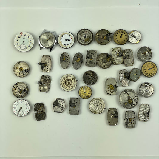 Oct Lot 30- Swiss Mechanical Watch Movements (35)
