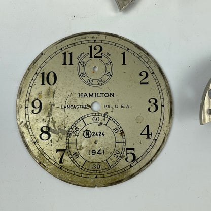 Hamilton Model 21 Box Chronometer Parts