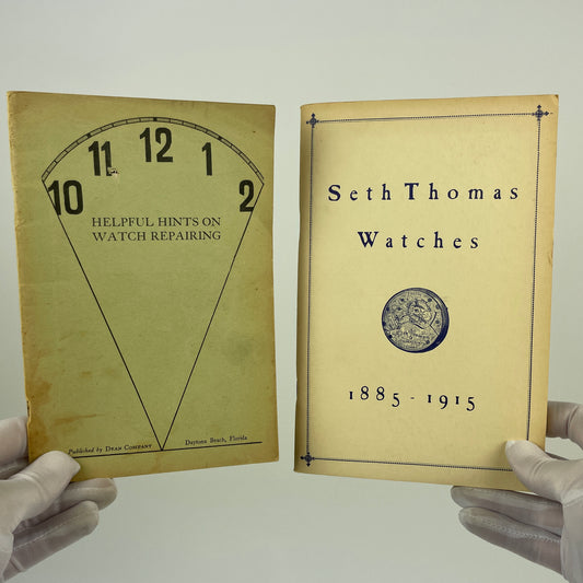 Nov Lot 81- Pocket Watch Book Set | Seth Thomas