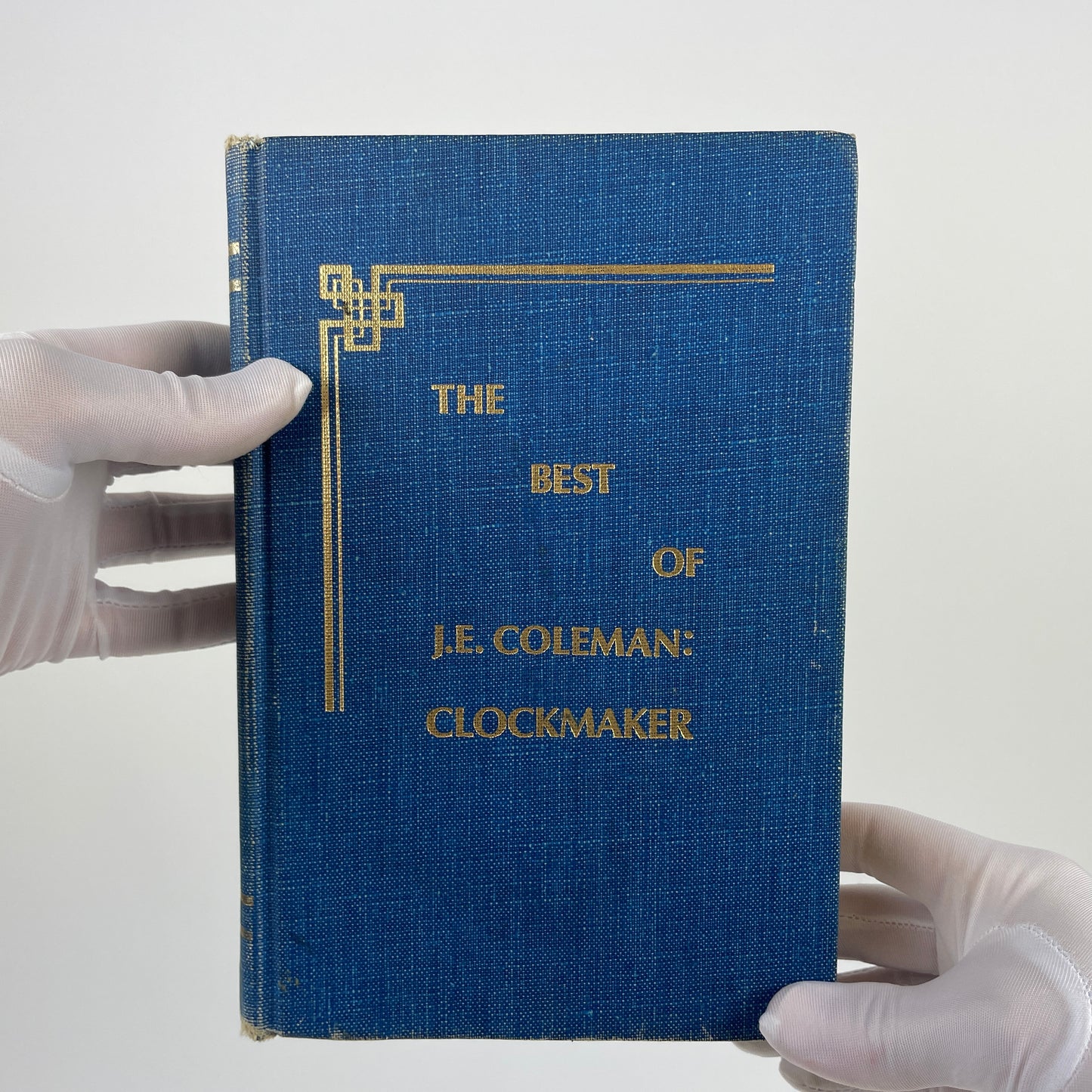 Nov Lot 9- The Best of J.E. Coleman: Clockmaker