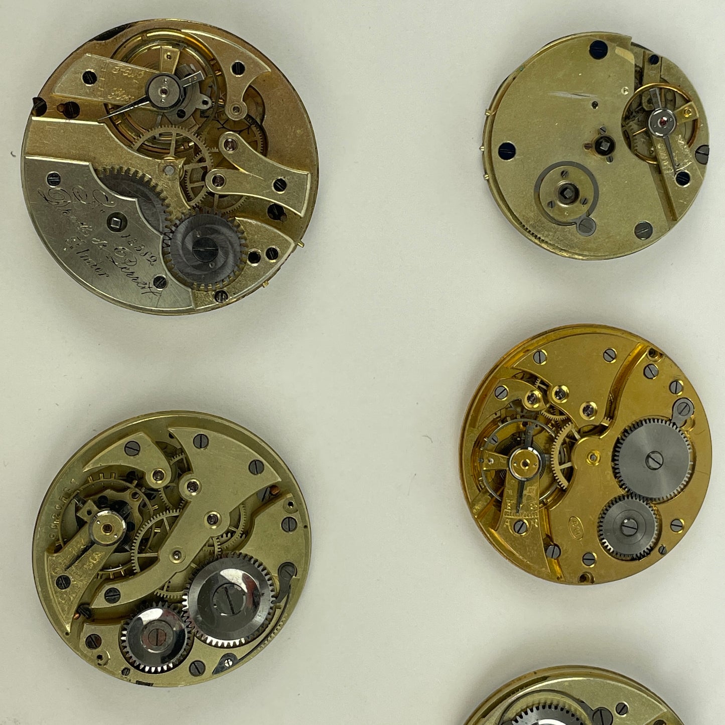 Nov Lot 62- Swiss Pocket Watch Movement Assortment (10)